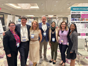 Galaxy Diagnostics Cofounder and CEO Dr. Amanda Elam, left, with attendees at RESI South 2024.