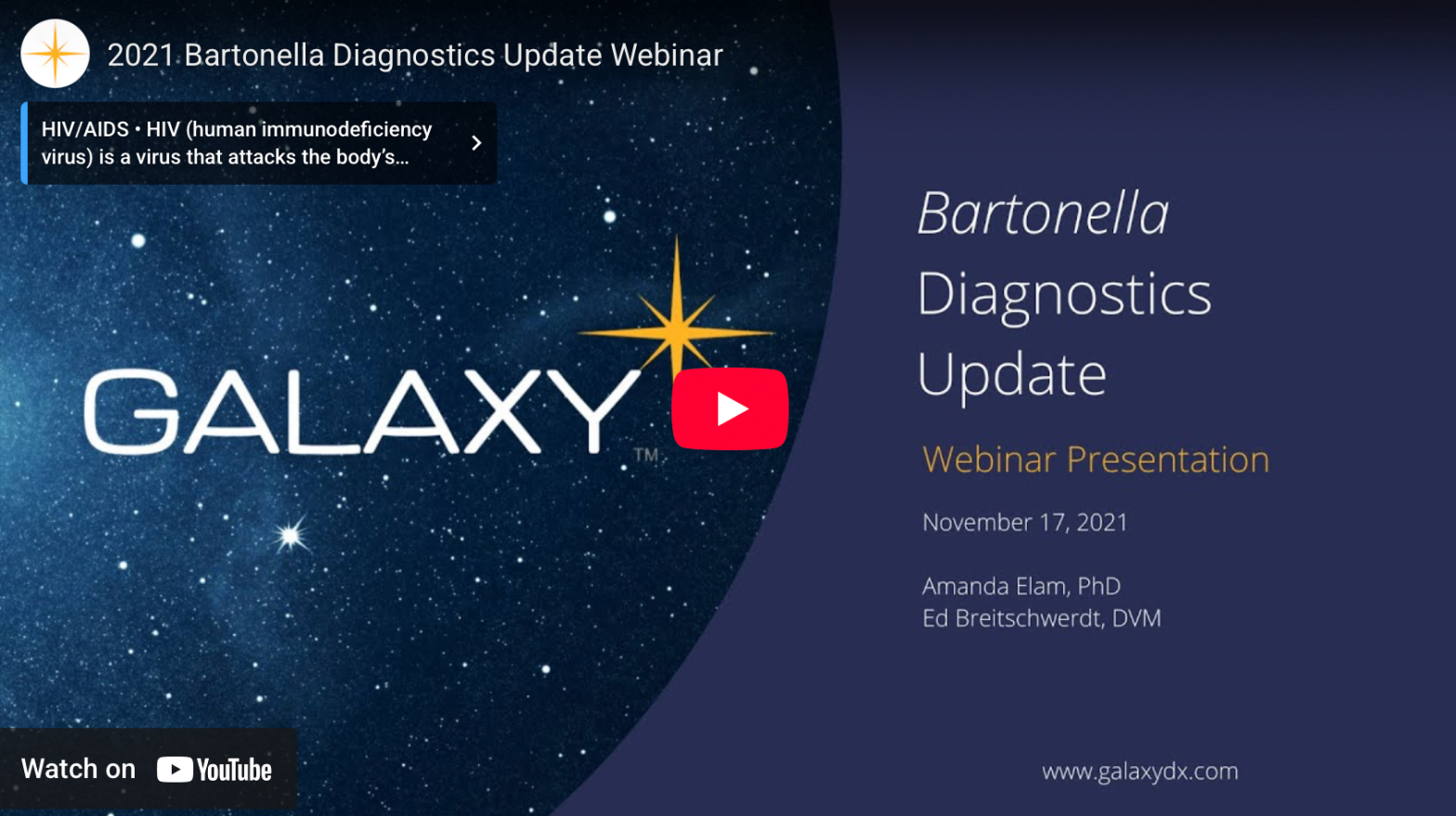 Bartonella Diagnostics Webinar
